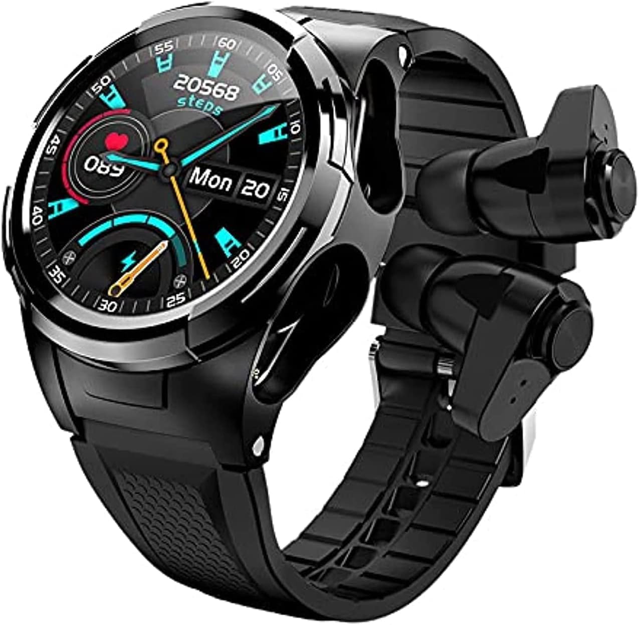 2 in 1 Smart Watch with Earbuds Waterproof HD Touch Screen JM06 Monitor Sports and Health Activities Mobile App Control S201 2 in 1 Smart Watch with Earbuds Waterproof HD Touch Screen JM06 Monitor Sports and Health Activities Mobile App Control S201